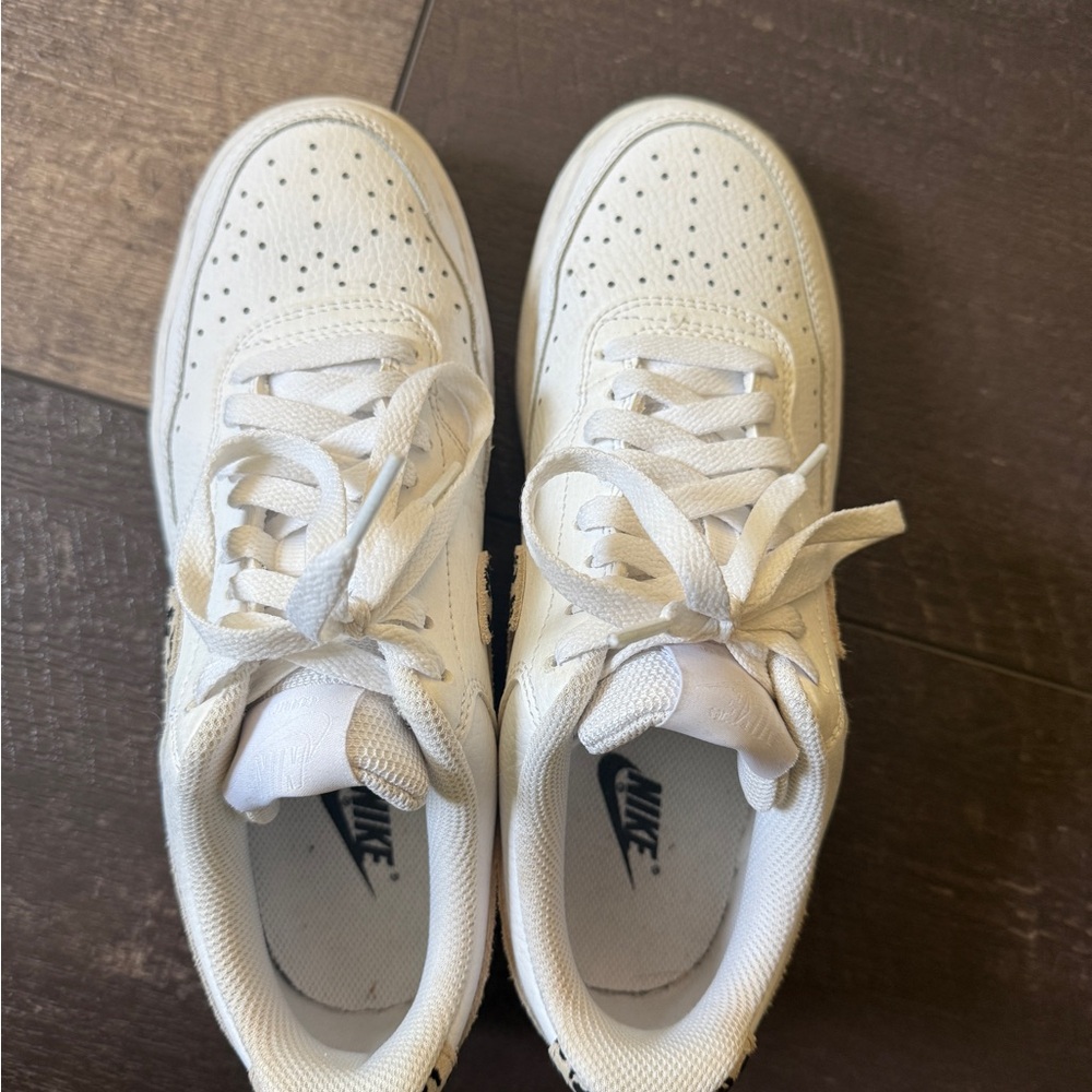 Nike Court Vision Leopard Print Sneakers